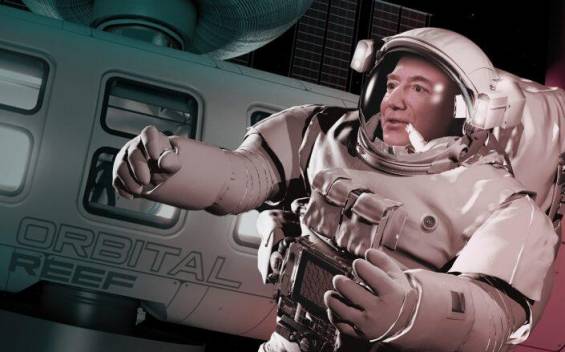 Jeff Bezos'un Şirketi Blue Origin "Ticari Uzay İstasyonu" Kurmayı Planlıyor