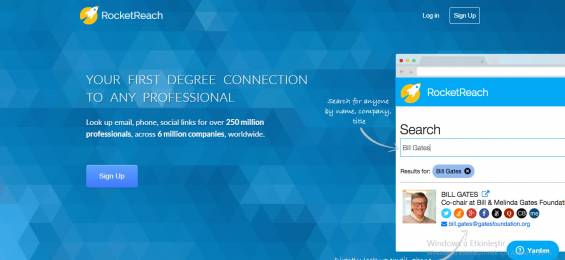 RocketReach Sizi İstediğiniz Yatırımcıya ve Müşteriye Ulaştırıyor